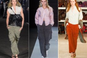 Cargo pants on the Spring 2018 runways.
