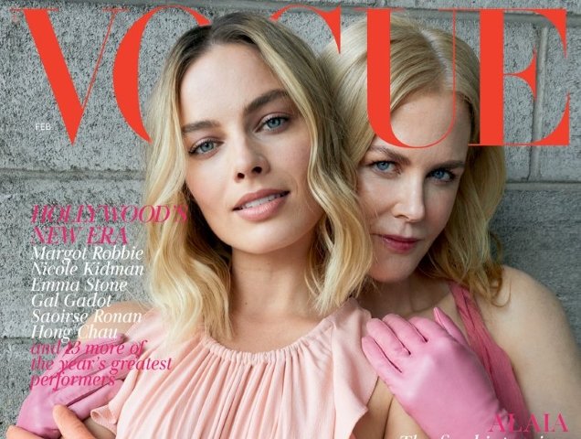 UK Vogue February 2018 : Margot Robbie & Nicole Kidman by Juergen Teller