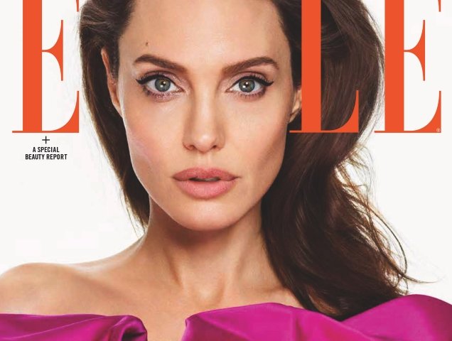 US Elle March 2018 : Angelina Jolie by Mariano Vivanco