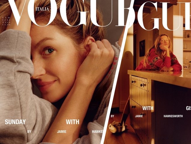 Vogue Italia February 2018 : Gisele Bündchen by Jamie Hawkesworth