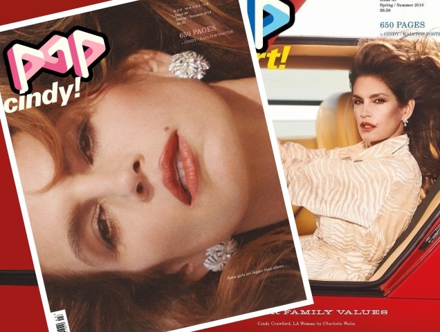 POP #38 S/S 2018 : Cindy Crawford by Charlotte Wales