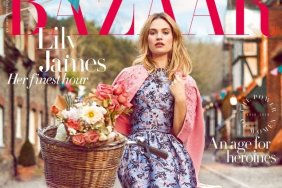 UK Harper’s Bazaar April 2018 : Lily James by Richard Phibbs