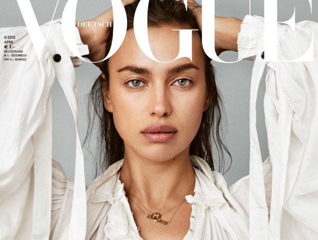 Vogue Germany April 2018 : Irina Shayk by Daniel Jackson
