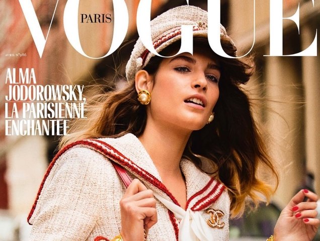 Vogue Paris April 2018 : Alma Jodorowsky by Inez van Lamsweerde & Vinoodh Matadin