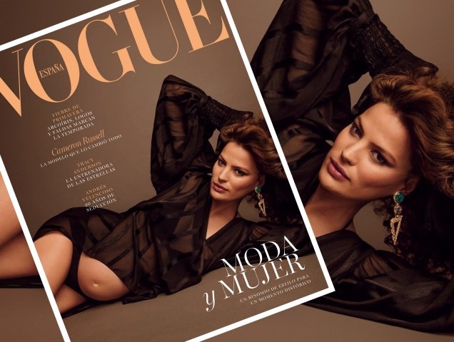 Vogue España March 2018 : Cameron Russell by Inez van Lamsweerde & Vinoodh Matadin