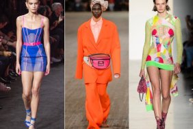 Neon shined bright on the Spring 2018 runways.