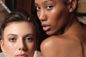 two women with highlighted skin