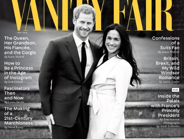 Vanity Fair May 2018 : Prince Harry & Meghan Markle