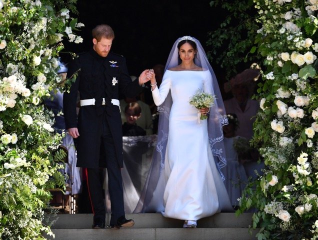 Prince Harry and Meghan Markle get married in style.