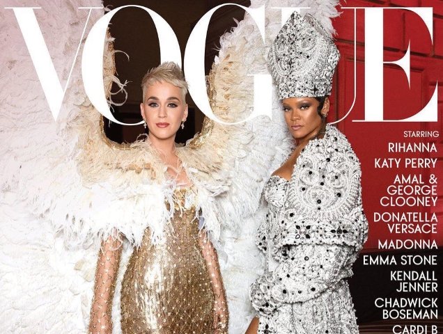 US Vogue Special Edition Met Gala 2018 : Katy Perry & Rihanna by Corey Tenold