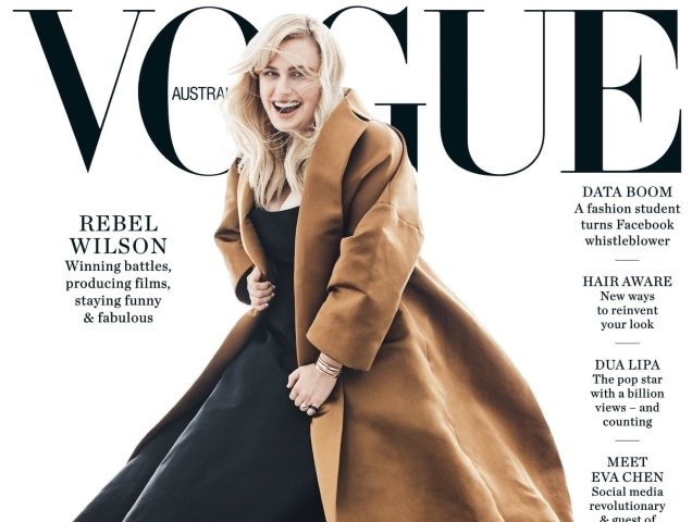 Vogue Australia June 2018 : Rebel Wilson by Nicole Bentley