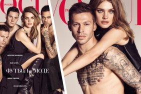 Vogue Russia June 2018 : Natalia Vodianova, Fedor, Julian & Danial by Luigi & Iango