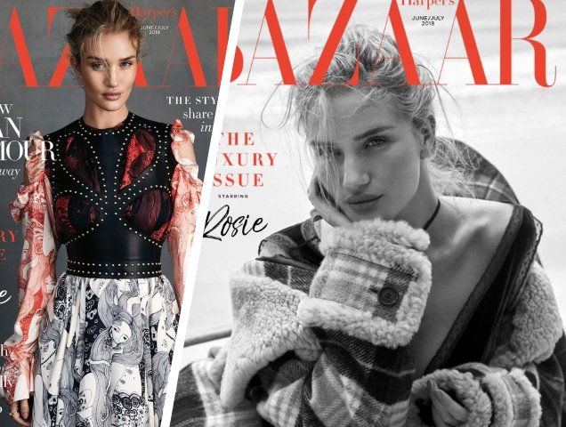 Harper’s Bazaar Australia June/July 2018 : Rosie Huntington-Whiteley