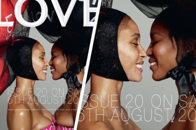 Love #20 F/W 2018.19 : Naomi Campbell & Adwoa Aboah by Mert Alas & Marcus Piggott