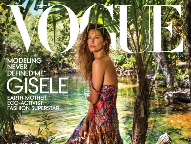 US Vogue July 2018 : Gisele Bündchen by Inez van Lamsweerde & Vinoodh Matadin