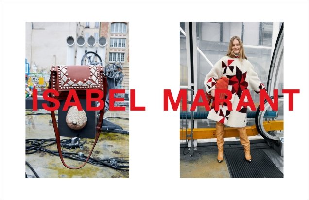 Isabel Marant F/W 2018.19 : Anna Ewers & Vittoria Ceretti by Juergen Teller
