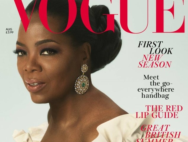 UK Vogue August 2018 : Oprah by Mert Alas & Marcus Piggott