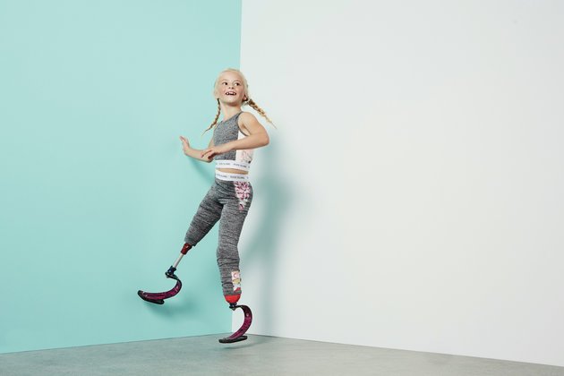 8-year-old amputee model Daisy-May Demetre for River Island