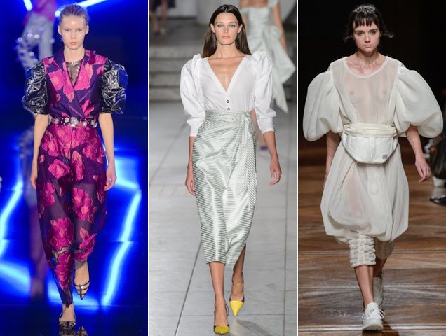 Puff sleeves were hard to miss on the Spring 2018 runways.