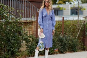 cowboy boots and dress, street style
