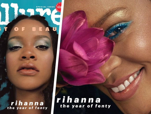 Allure October 2018 : Rihanna by Nadine Ijewere