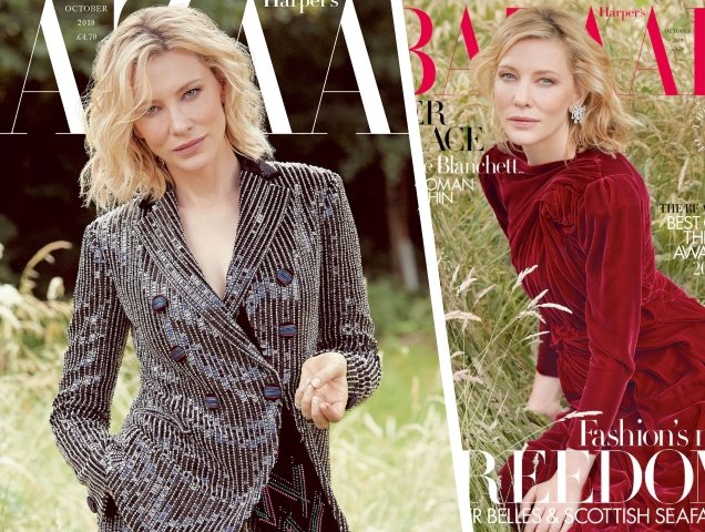 UK Harper’s Bazaar October 2018 : Cate Blanchett by Will Davidson