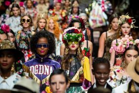 The finale at Dolce & Gabbana Spring 2019.