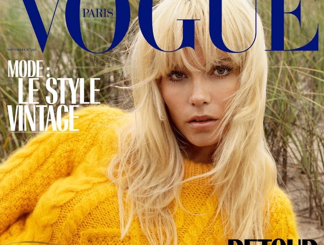 Vogue Paris November 2018 : Natasha Poly by Inez van Lamsweerde & Vinoodh Matadin