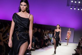 Kendall Jenner walks the Versace Spring 2019 runway