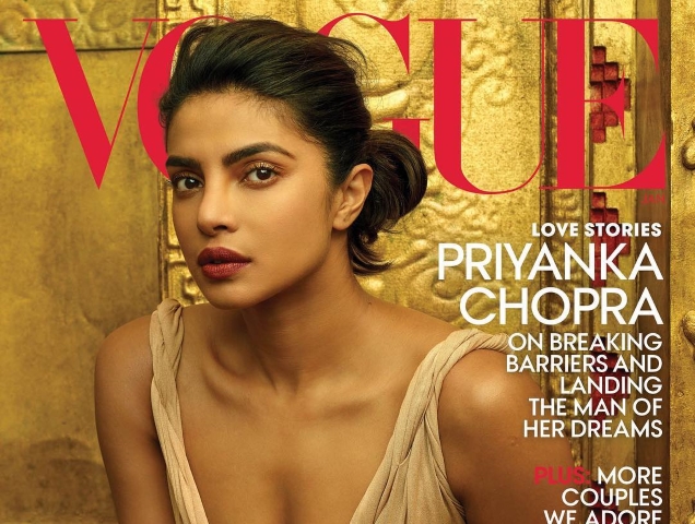 US Vogue January 2019 : Priyanka Chopra by Annie Leibovitz