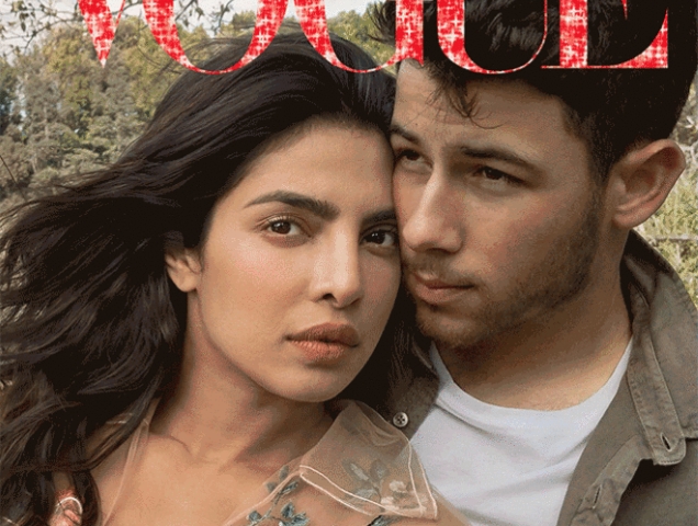 US Vogue 'The Digital Cover' January 2019 : Priyanka Chopra & Nick Jonas by Annie Leibovitz