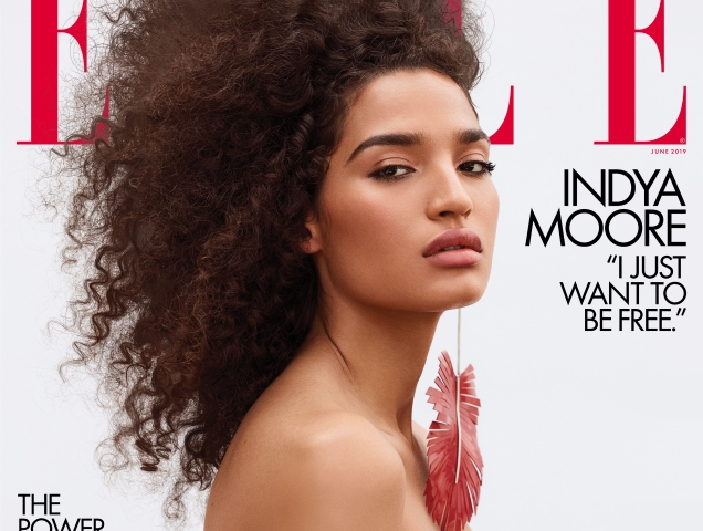 US Elle June 2019 : Indya Moore by Zoey Grossman