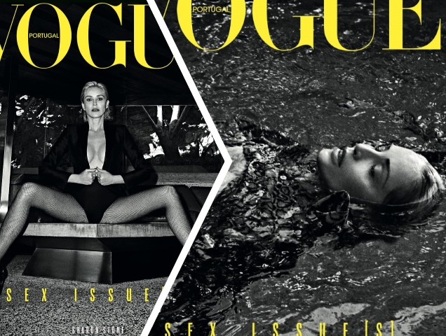 Vogue Portugal May 2019 : Sharon Stone by Branislav Simoncik