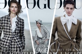 Vogue Germany July 2019 : Birgit Kos, Luna Bijl & Vittoria Ceretti by Peter Lindbergh