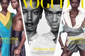 Vogue Brazil August 2019 : Anok Yai & Alton Mason by Luigi & Iango
