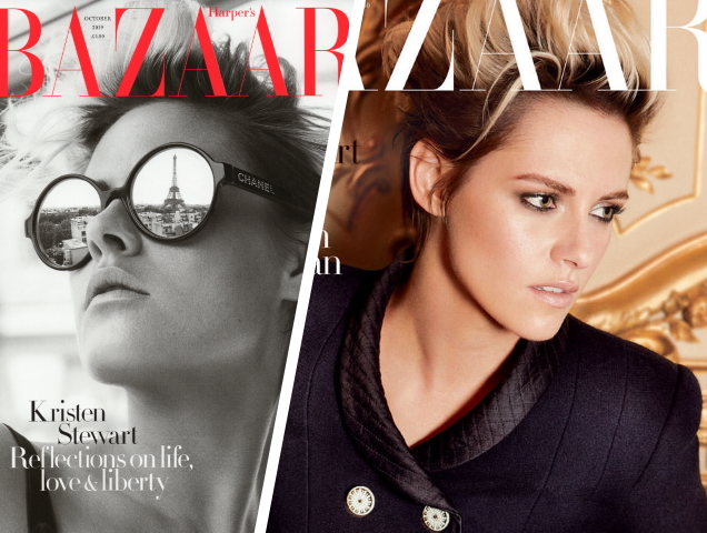 UK Harper's Bazaar October 2019 : Kristen Stewart by Alexi Lubomirski