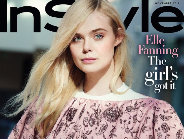 US InStyle November 2019 : Elle Fanning by Pamela Hanson
