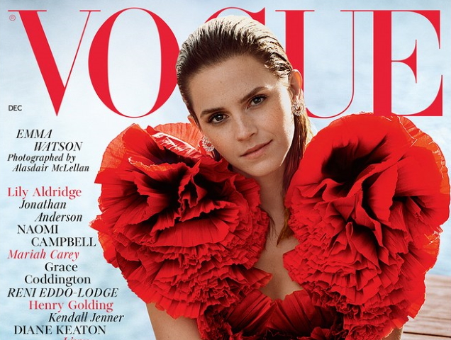 UK Vogue December 2019 : Emma Watson by Alasdair McLellan