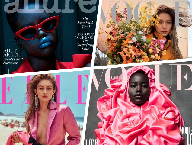 Gigi Hadid and Adut Akech Are 2019's Top Cover Models of the Year!