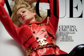 Vogue Russia January 2020 : Claudia Schiffer by Cunyet Akeroglu