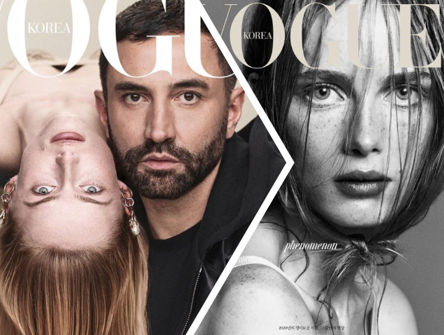 Vogue Korea February 2020 : Riccardo Tisci & Rianne van Rompaey by Luigi & Iango
