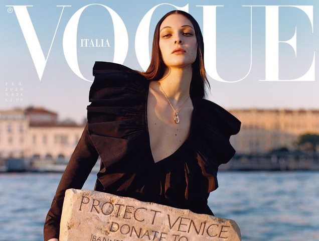 Vogue Italia February 2020 : Vittoria Ceretti by Oliver Hadlee Pearch
