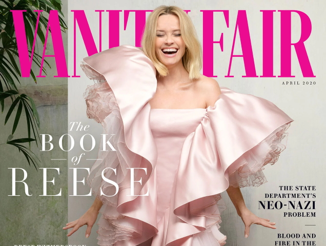 Vanity Fair April 2020 : Reese Witherspoon by Jackie Nickerson