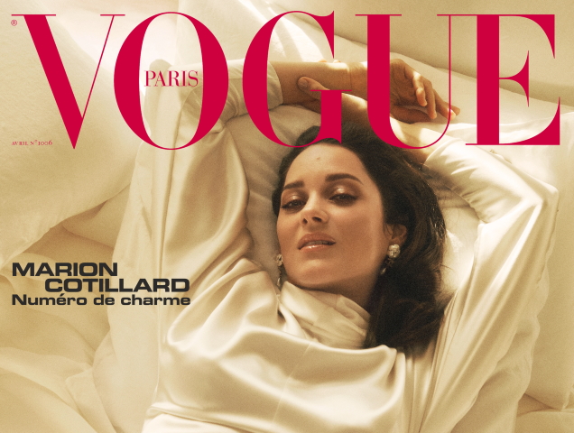 Vogue Paris April 2020 : Marion Cotillard by Lachlan Bailey