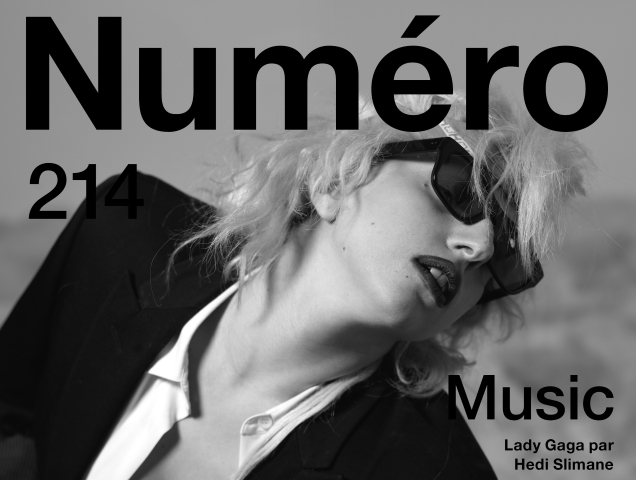 Numéro #214 June/July 2020 : Lady Gaga by Hedi Slimane