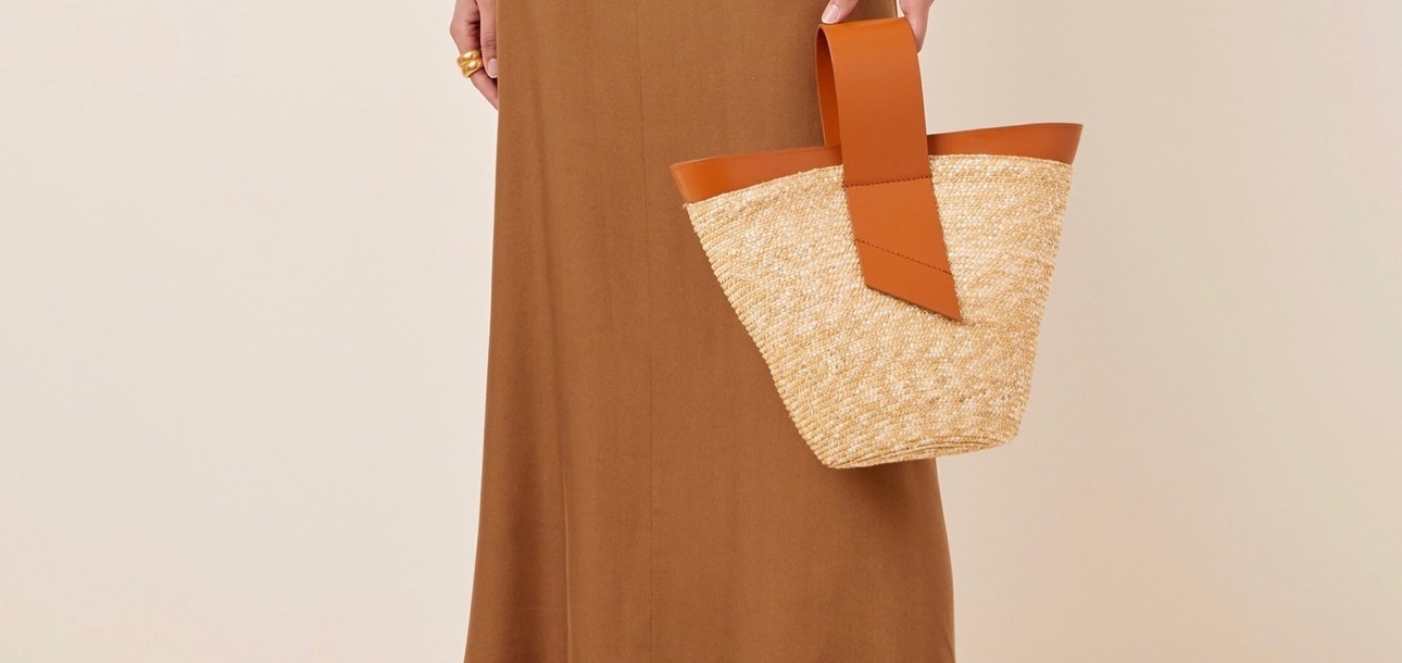Straw Crossbody Shoulder Bag Tangerine Orange Purse Women's Summer Fashion
