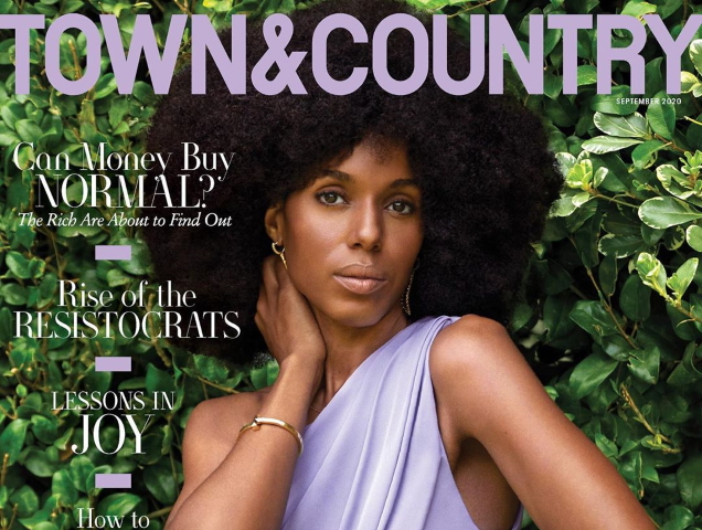 Town & Country September 2020 : Kerry Washington by AB+DM