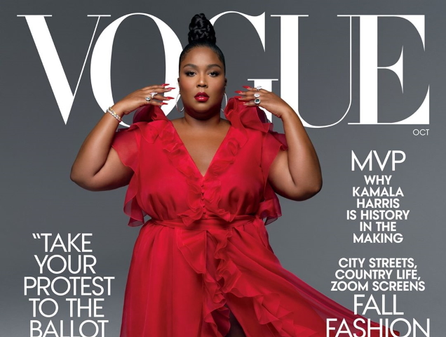 US Vogue October 2020 : Lizzo by Hype Williams