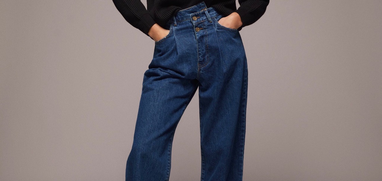 Zara Womens Paperbag Waist Baggy Jeans | Clothes design, Baggy jeans, Women