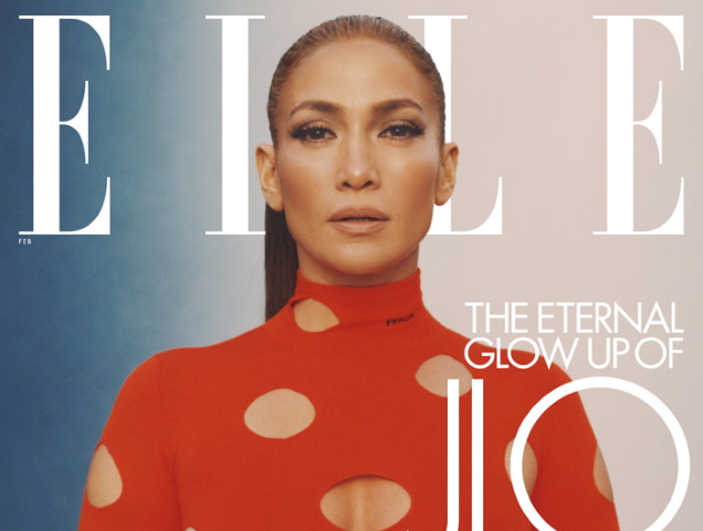 US Elle February 2021 : Jennifer Lopez by Micaiah Carter